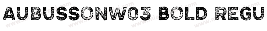 AubussonW03 Bold Regular字体转换